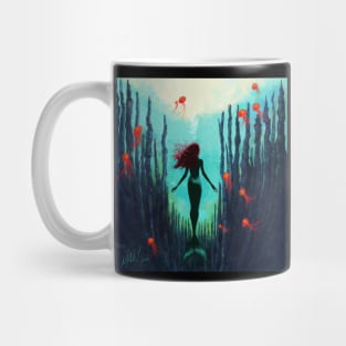 Mermaid From the Depths by David Ayala Mug